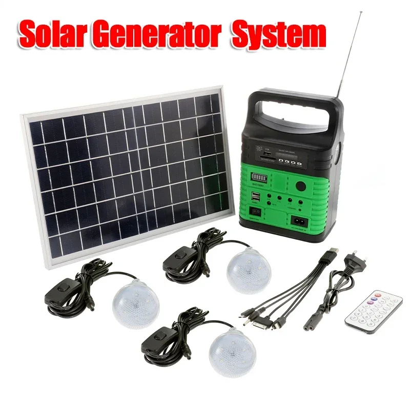 Camping Solar Lantern - Draagbare Camping Zonne-Energie Generator Systeem Zonnepanelen