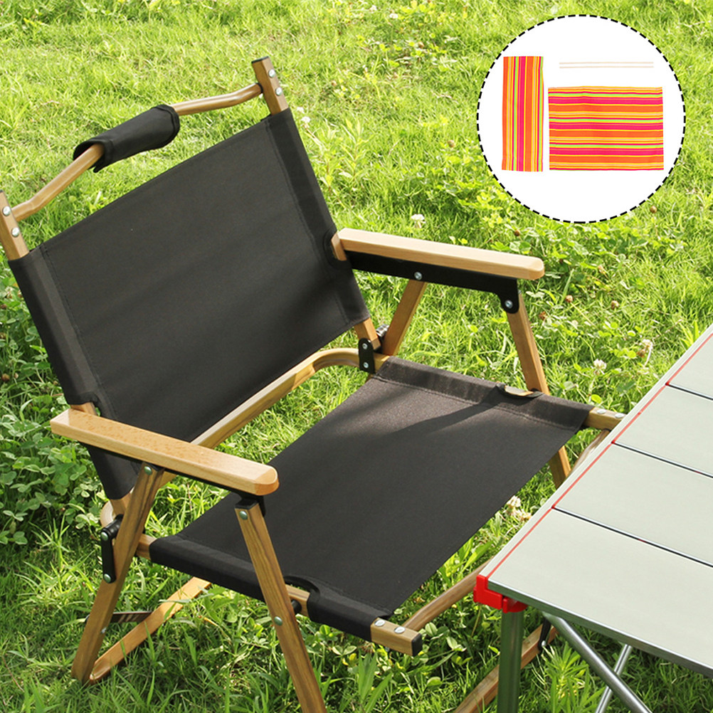 Outdoor Camping Chairs Folding - 1Set Vervangbare Canvas Opvouwbare Draagbare Buiten