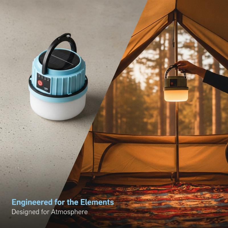 Camping Solar Lantern - IP44 Waterdichte Buiten LED Solar Lamp