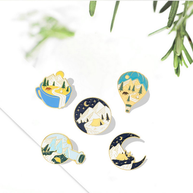 Outdoor Camping For Kids - Camping Avontuur Emaille Pins Aangepaste Buiten