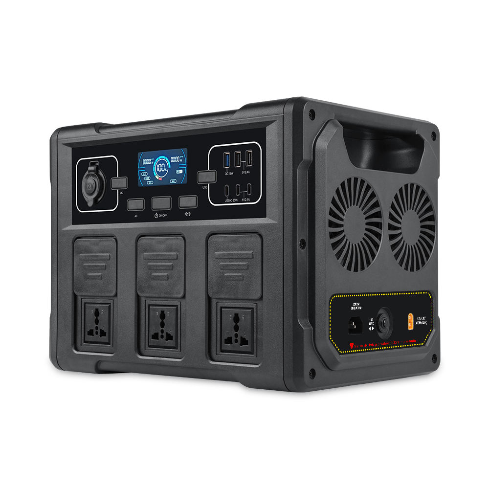 Battery Outdoor Camping - 1200W Draagbare Zonnegenerator, LiFePO4 Batterij MPPT