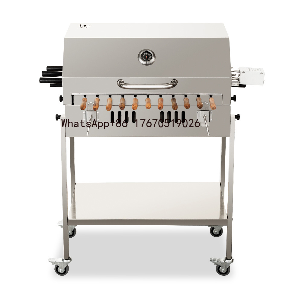 Outdoor Camping Trolley - Moderne grote buiten barbecue van houtskool,