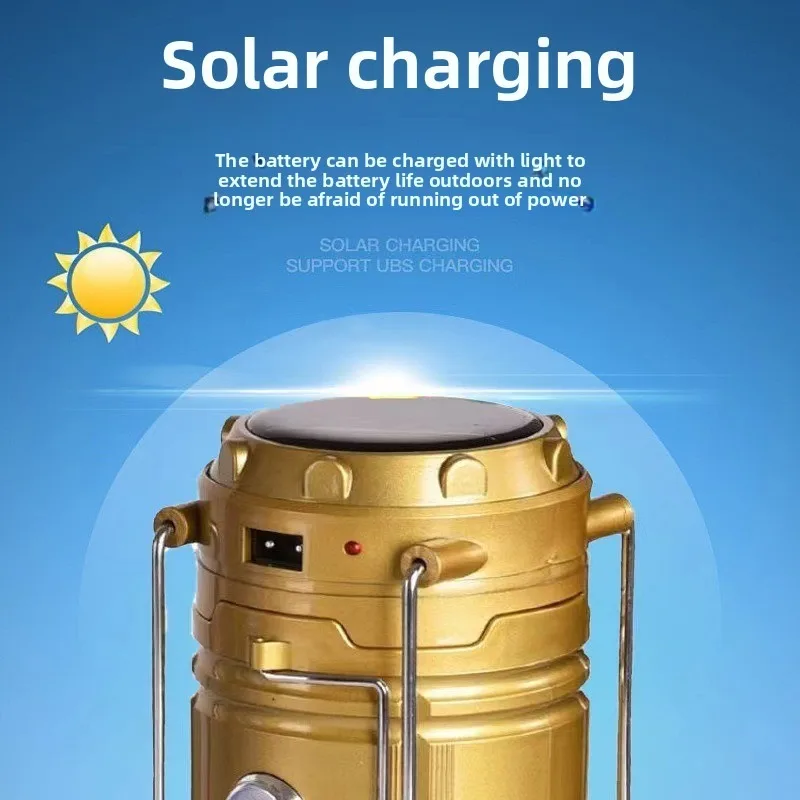 Camping Solar Lantern - Outdoor paardenlicht Campinglicht Opladen op zonne-energie