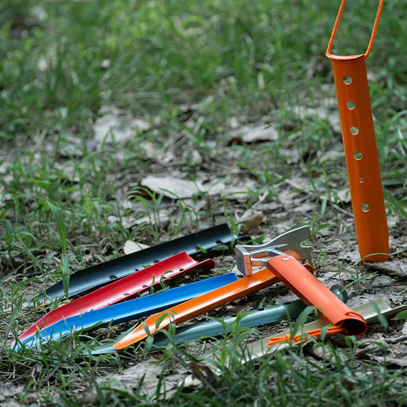 Outdoor Camping Tarp - 6 STKS Strand U-vorm Tent Stakes