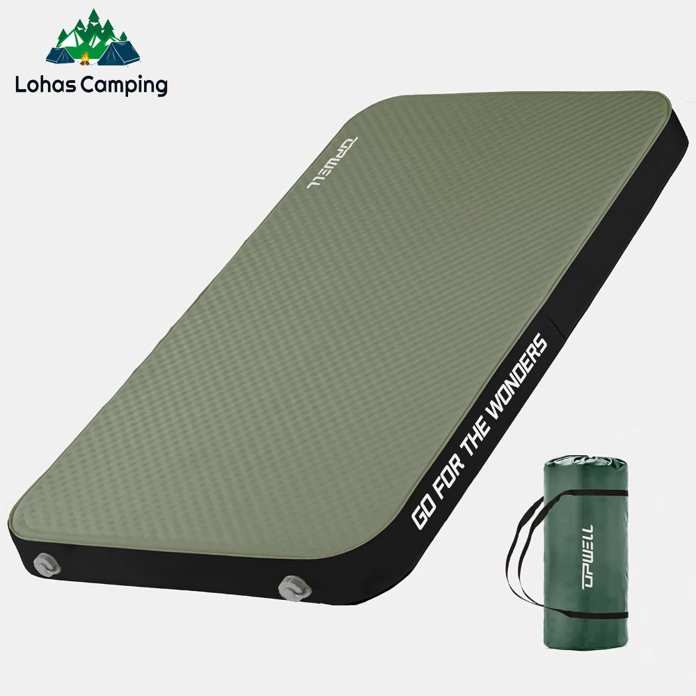 Outdoor Camping Gazebo - Lohascamping Zelfopblazend Campingmatras 10cm Compact Opvouwbaar