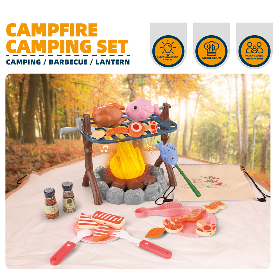Outdoor Camping For Kids - Kinderkampeertentset Baby Speeltuin Miniatuur Eten Kinderen
