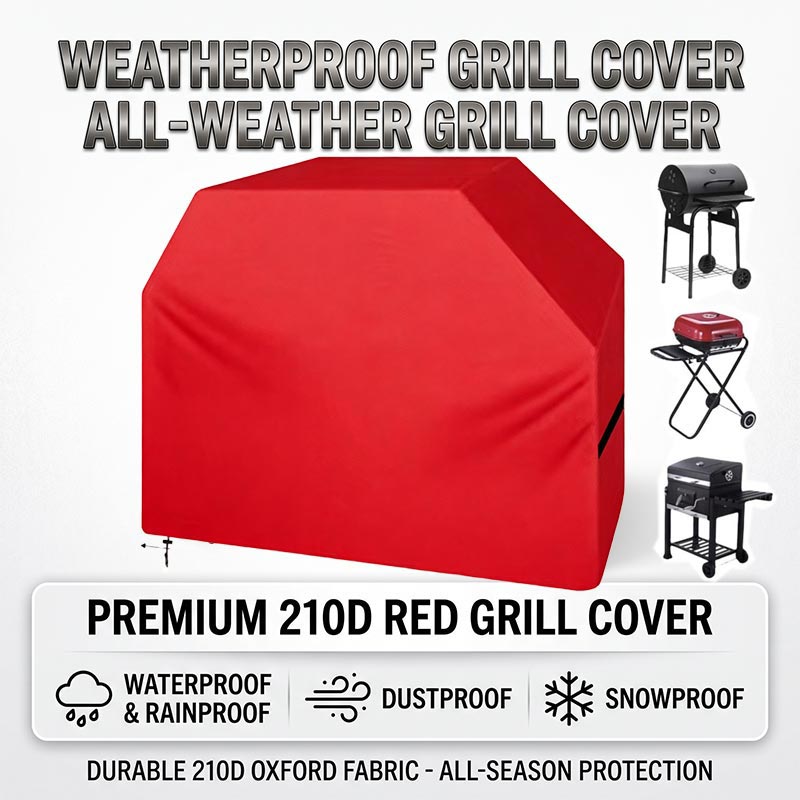 Outdoor Camping Trolley - 210D BBQ-afdekking, stofdicht, waterdicht, verdikt, beschermende