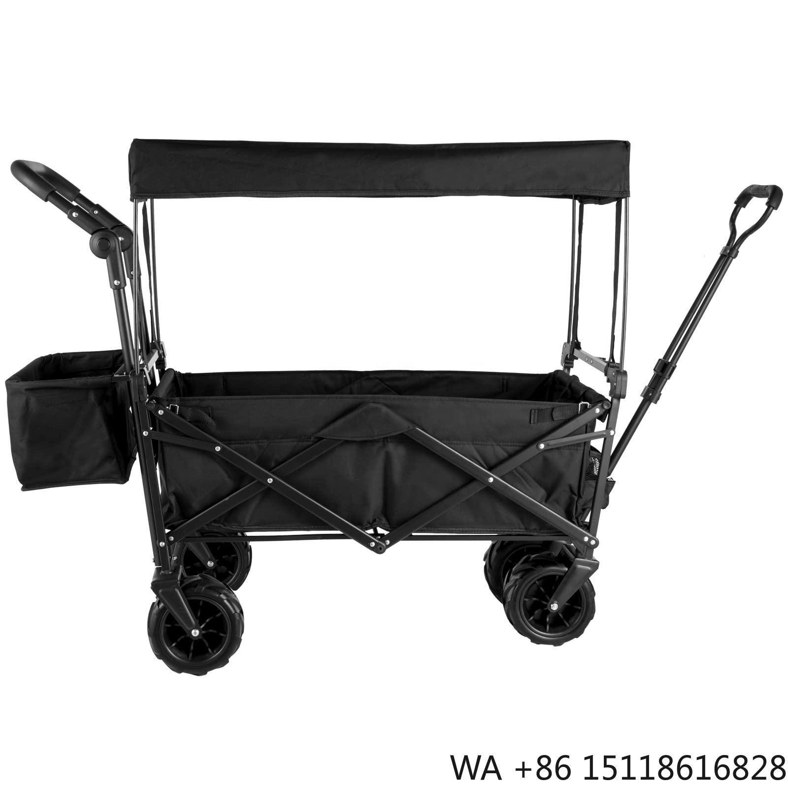 Outdoor Camping Trolley - Vouwwagen voor buitenkamperen, opvouwbare transportkar met