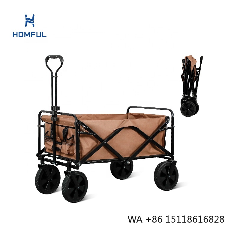 Outdoor Camping Trolley - HOMFUL Visserij Bollerwagen Inklapbare Vouwbare Campingkar