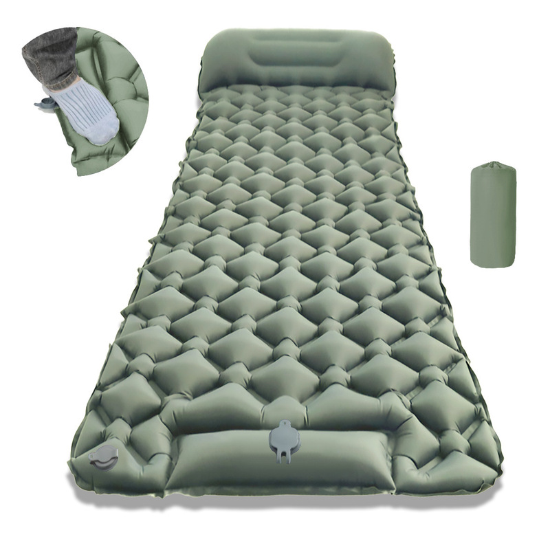 Outdoor Camping Gazebo - Automatisch opblaasbare voetpers campingmat Dikke TPU