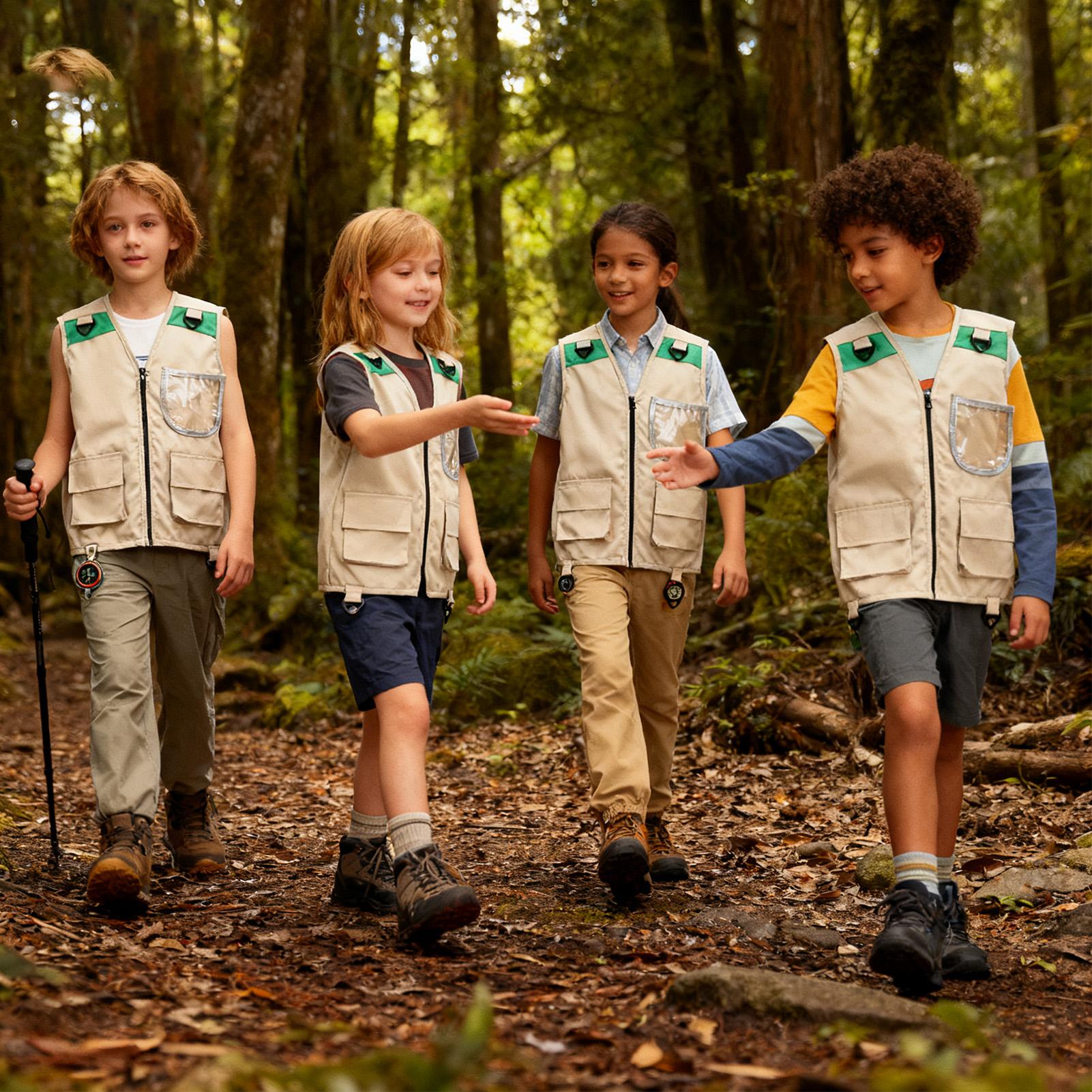 Outdoor Camping Kids Activities - Cargovest voor kinderen Mouwloos kostuumjack Outdoorvest