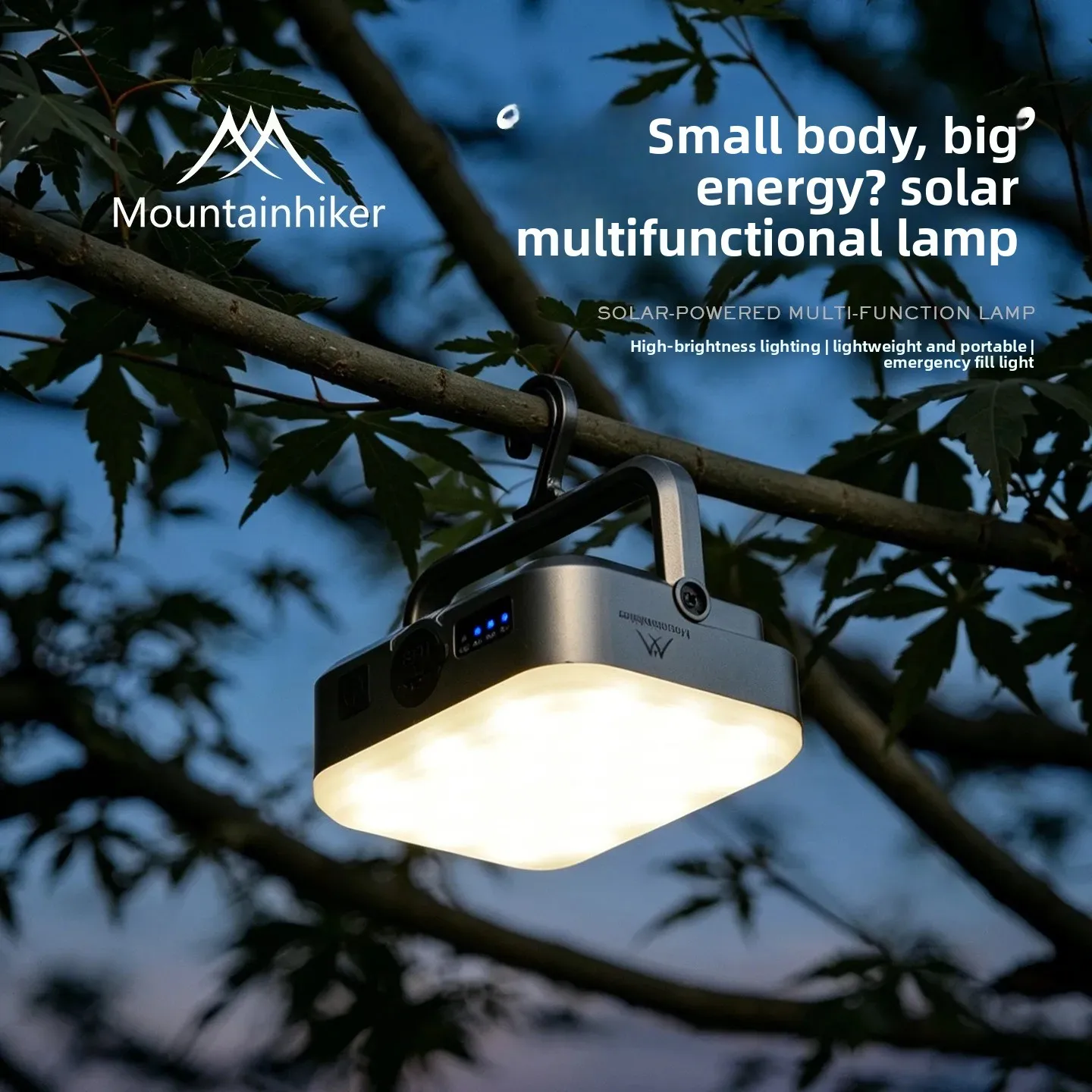 Camping Solar Lantern - Mountainhiker Noodverlichting Solar Campinglamp Draagbare Buitenlamp