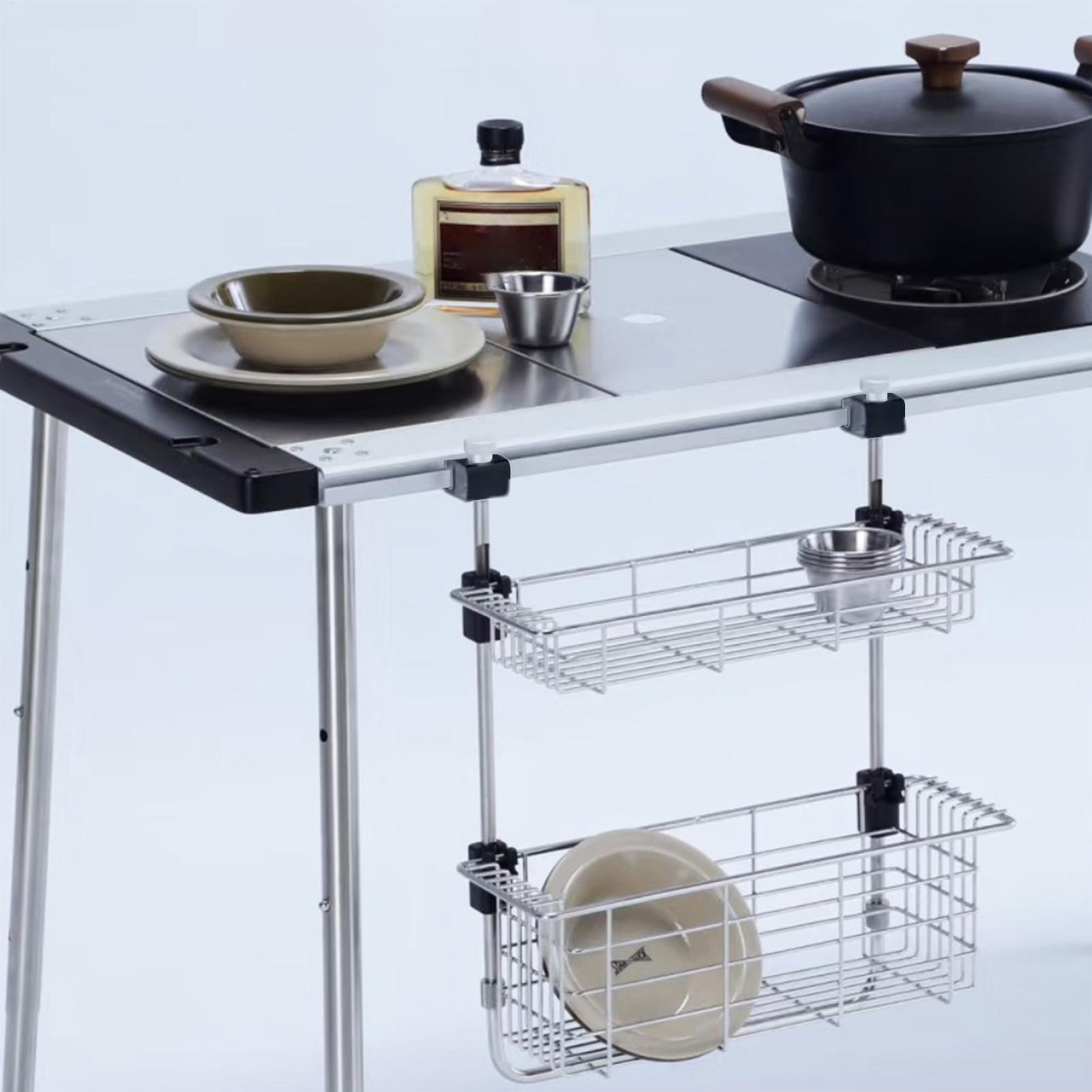 Outdoor Camping Kitchen Setup - Schuifgesp voor campingtafel Outdoor Keuken Opstelling
