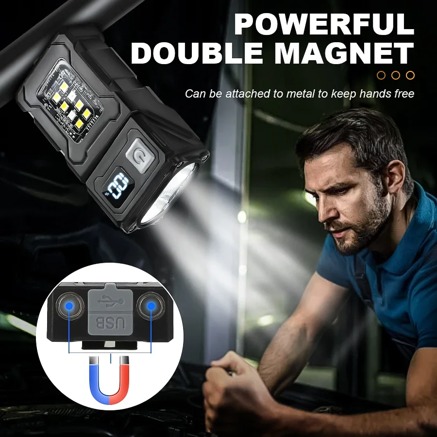 Mini draagbare LED COB-zaklamp - Battery Outdoor Camping recensie en prijs