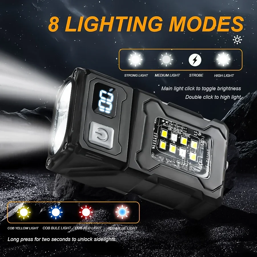Mini draagbare LED COB-zaklamp - Battery Outdoor Camping recensie en prijs