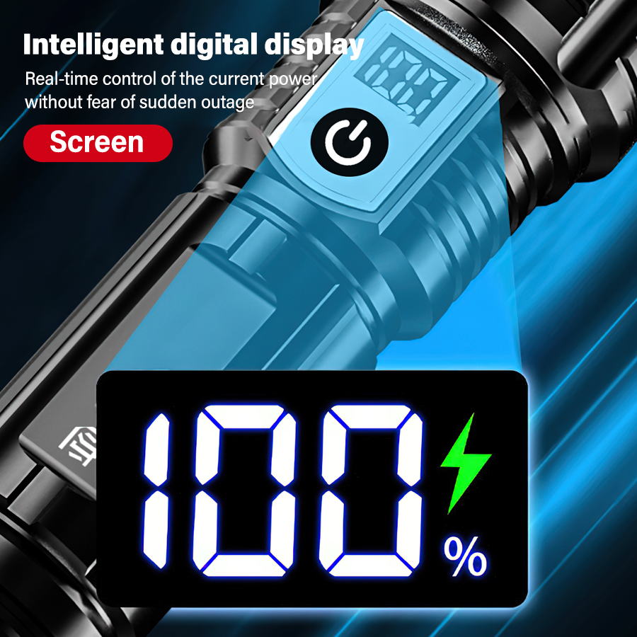 High Power 200000LM LED-zaklam - Battery Outdoor Camping recensie en prijs