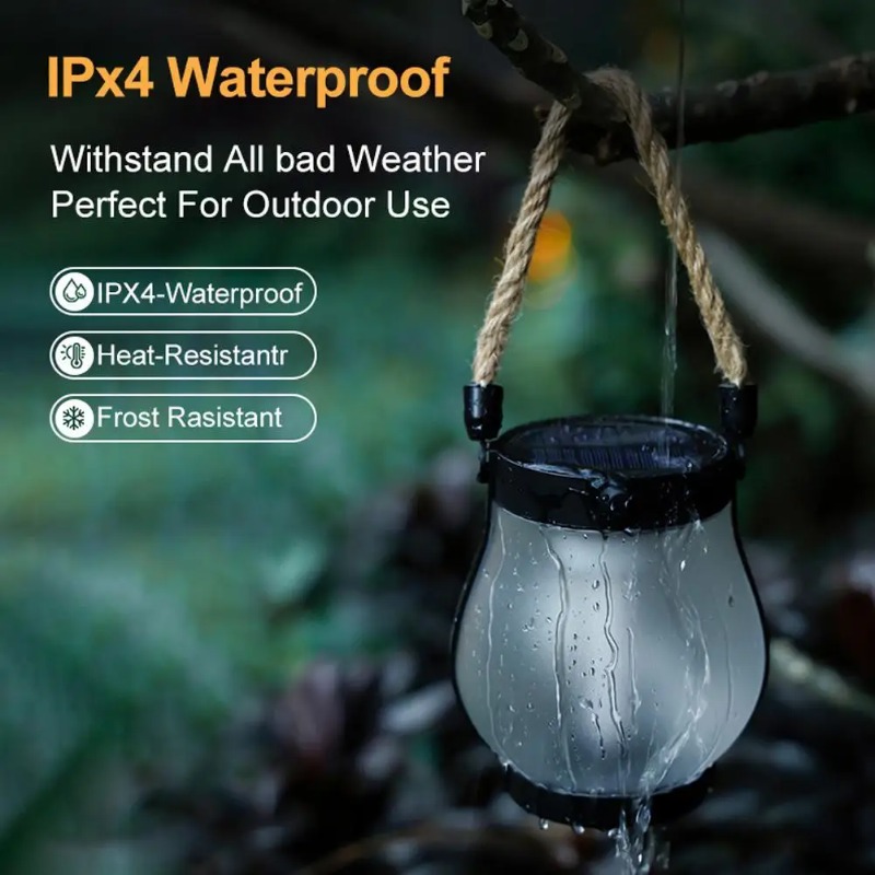 Solar Flame Lamp USB Oplaadbar - Camping Solar Lantern recensie en prijs
