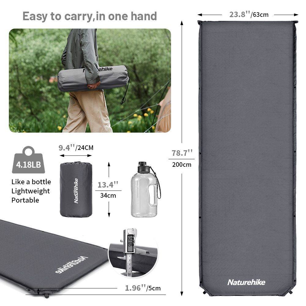 Naturehike Zelfopblazende Matr - Outdoor Inflatable Camping Tent With Air Pump recensie en prijs