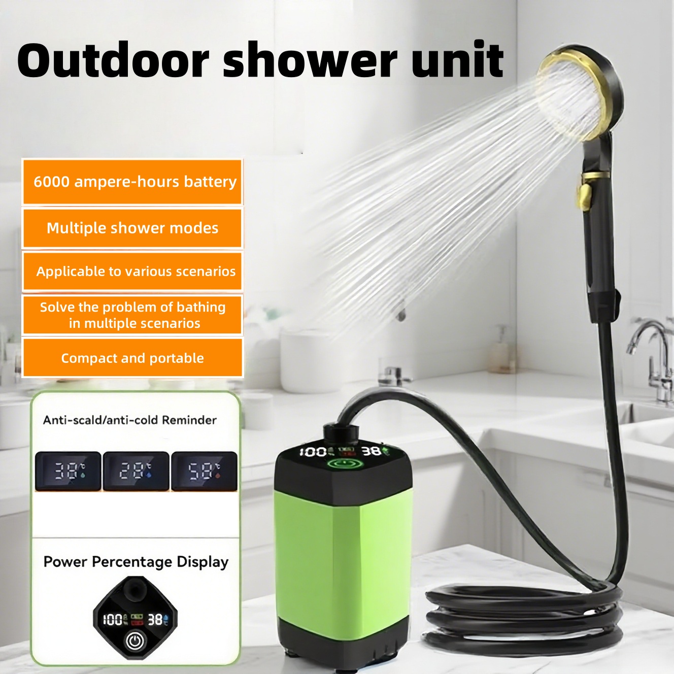 Draagbare elektrische buitendo - Battery Outdoor Camping recensie en prijs
