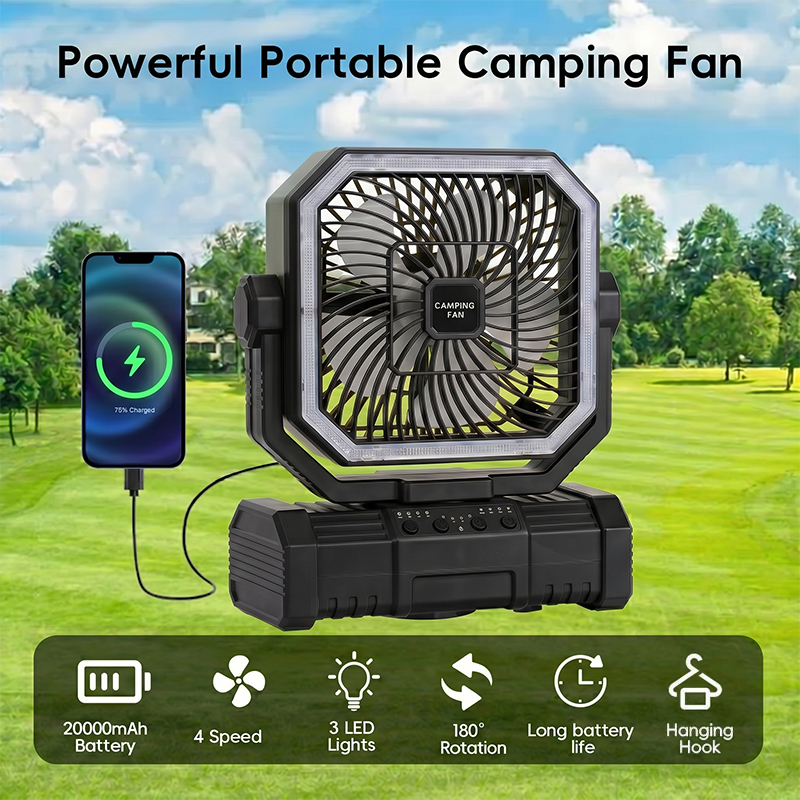 20000mAh camping-plafondventil - Outdoor Camping Gazebo recensie en prijs