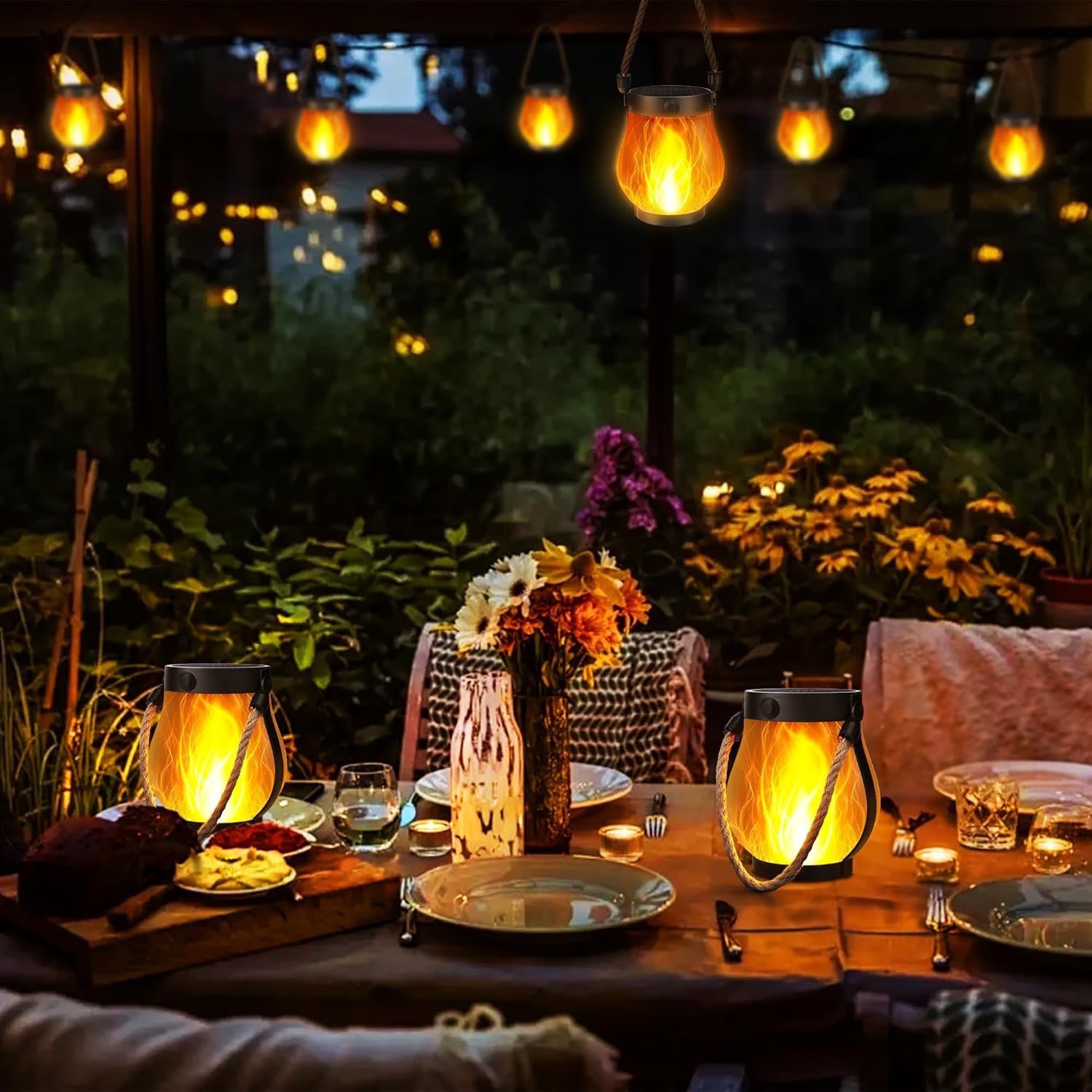 3D Flikkerende zonnevlam-lanta - Camping Solar Lantern recensie en prijs