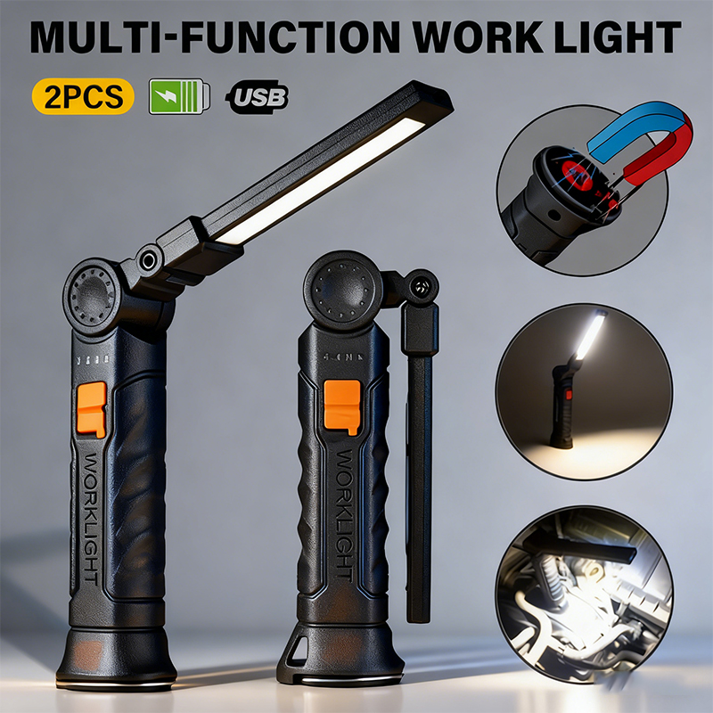 Draagbare COB LED-zaklamp USB  - Battery Outdoor Camping recensie en prijs