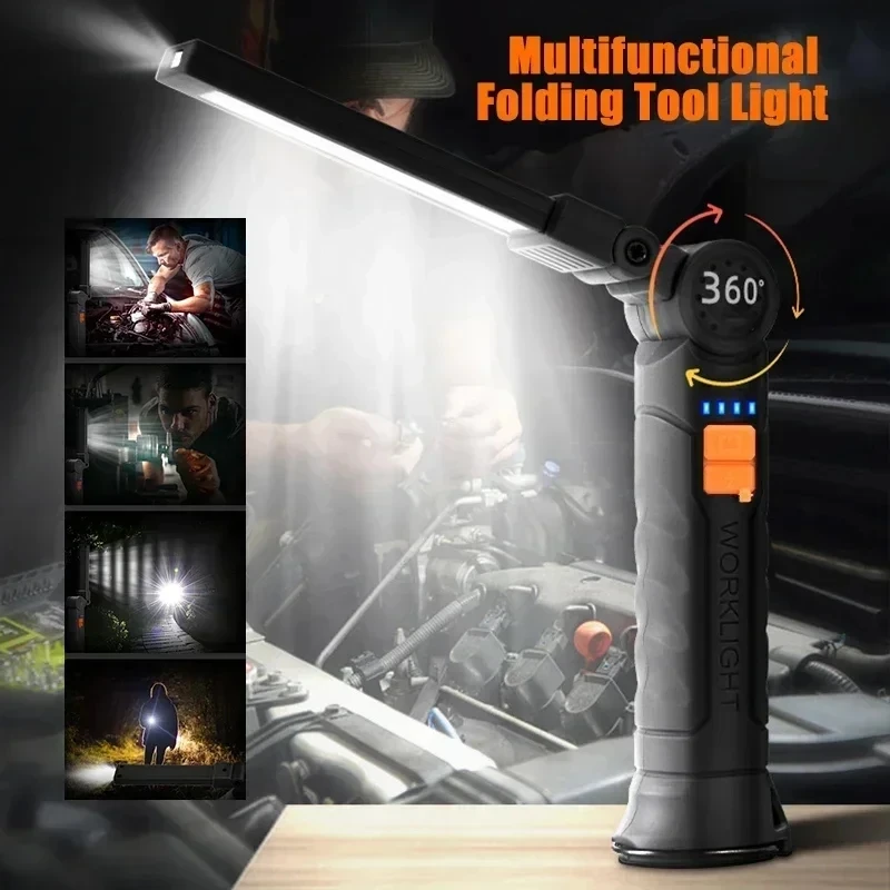 Draagbare COB LED-zaklamp USB  - Battery Outdoor Camping recensie en prijs