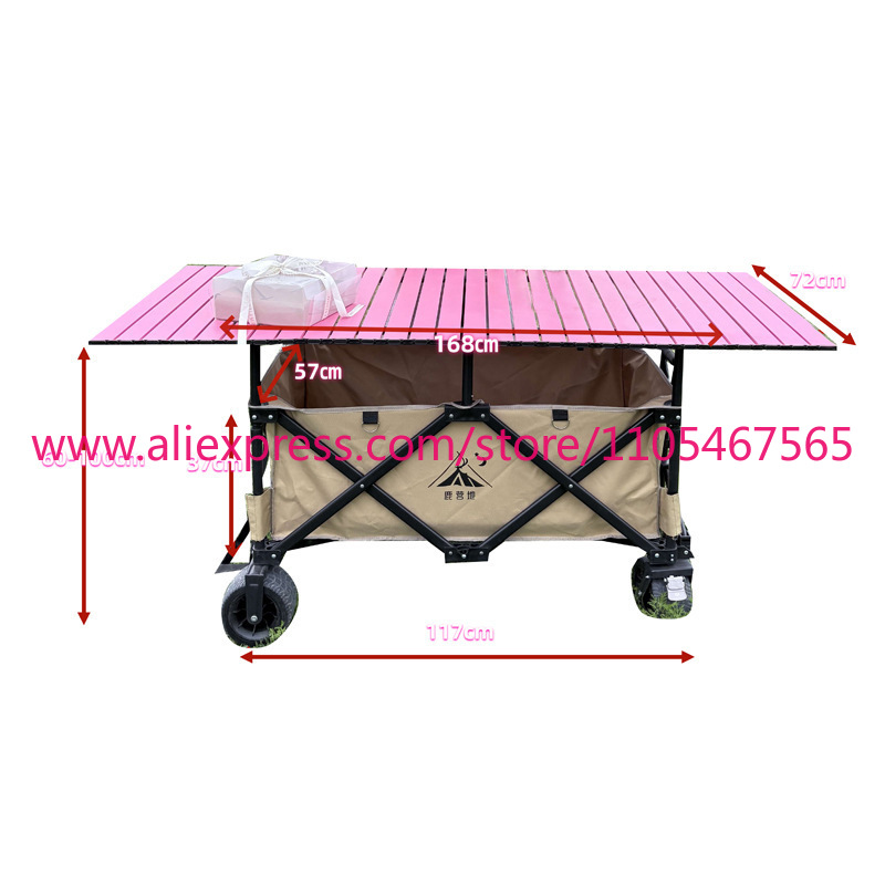 1PCS camperkraam grote opvouwb - Outdoor Camping Trolley recensie en prijs