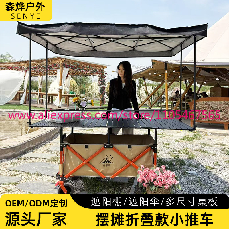 1PCS camperkraam grote opvouwb - Outdoor Camping Trolley recensie en prijs