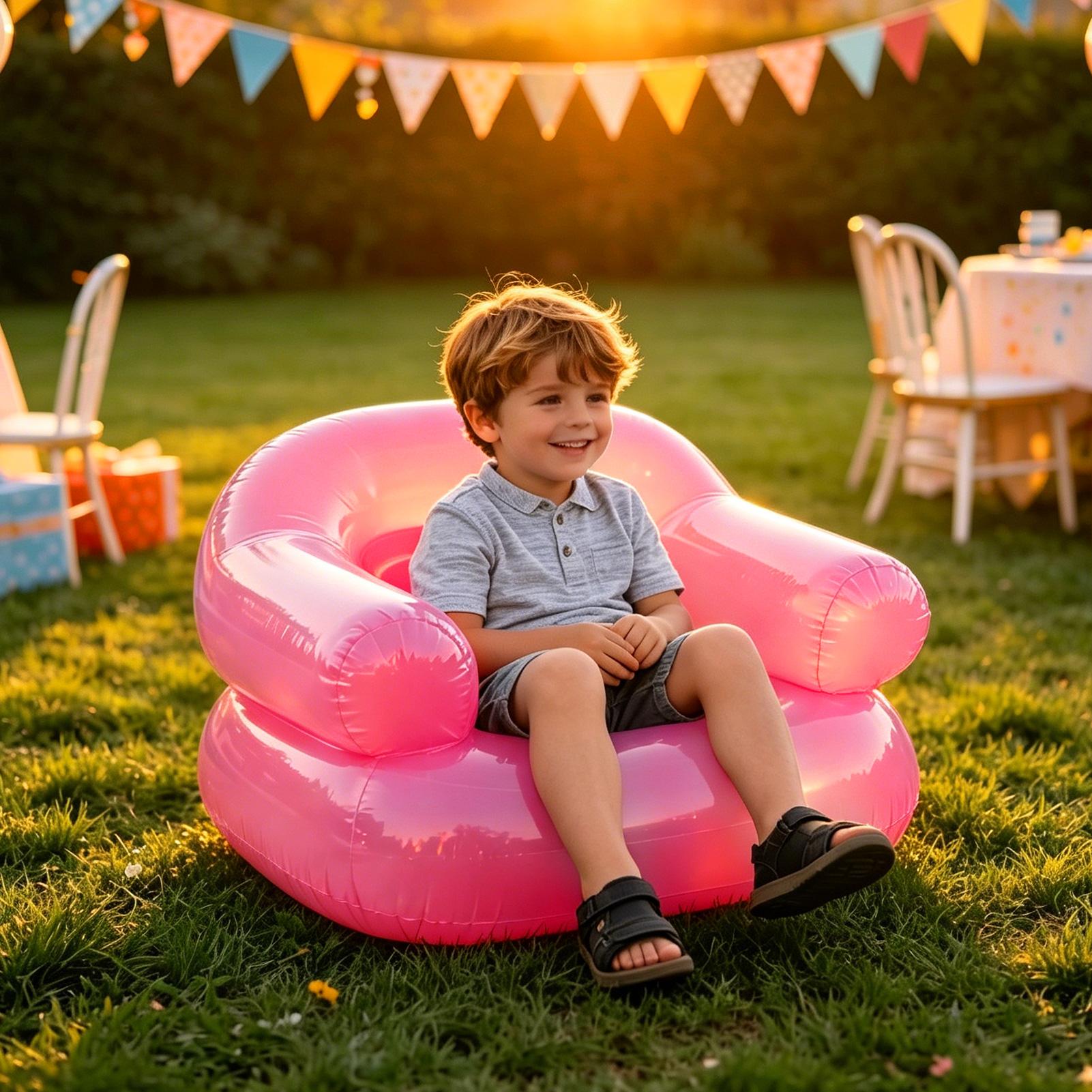 Opblaasbare stoel voor kindere - Outdoor Camping For Kids recensie en prijs