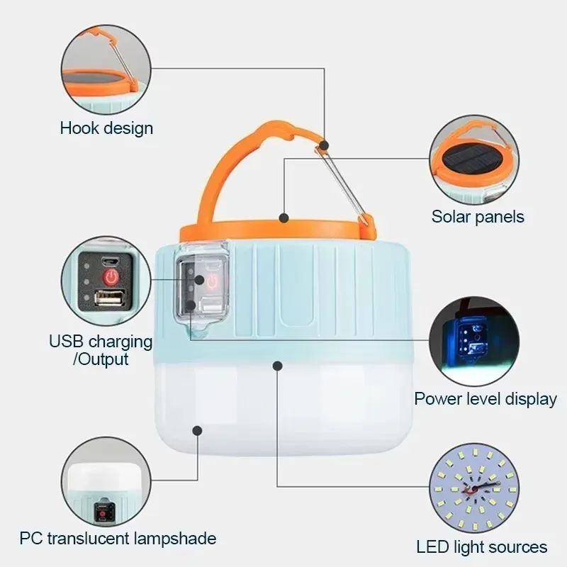 Campinglantaarn op zonne-energ - Camping Solar Lantern recensie en prijs