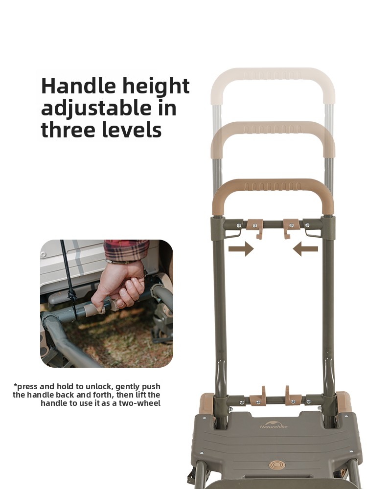 Naturehike 2-in-1 opvouwbare h - Outdoor Camping Trolley recensie en prijs