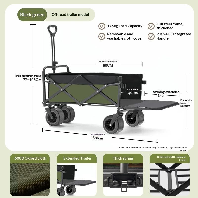 Fabrieksuitverkoop Vierwiel Pl - Outdoor Camping Trolley recensie en prijs