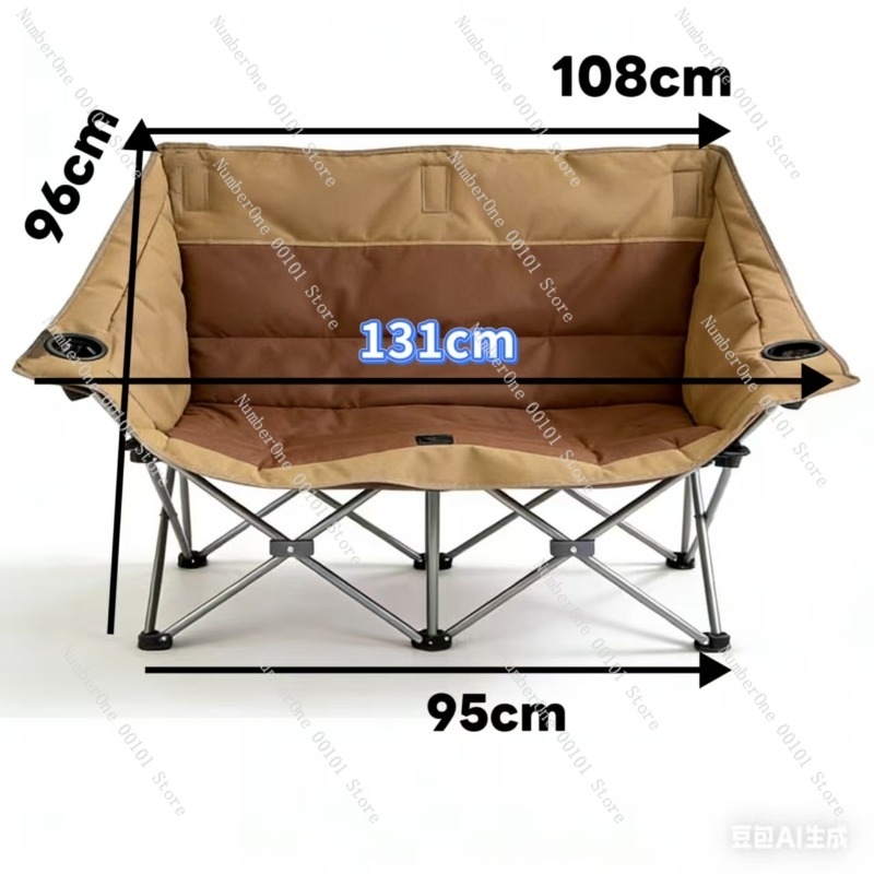 Draagbare opvouwbare dubbele c - Outdoor Camping Chairs Folding recensie en prijs