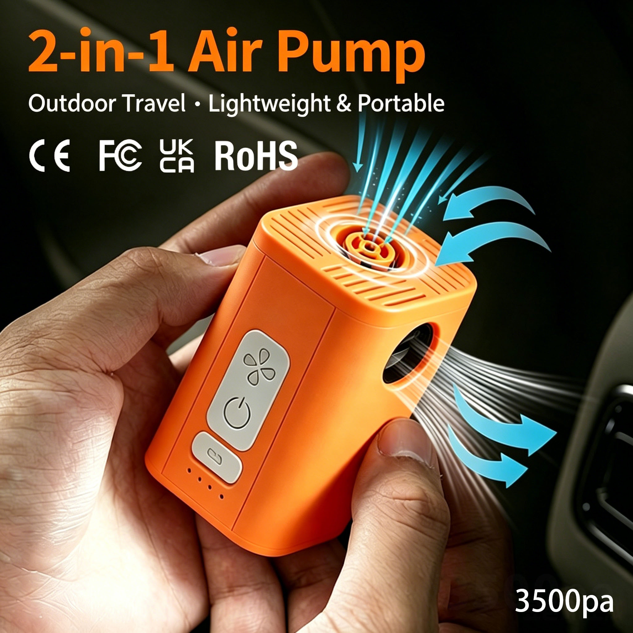 Oplaadbare 2-in-1 luchtpomp US - Outdoor Inflatable Camping Tent With Air Pump recensie en prijs
