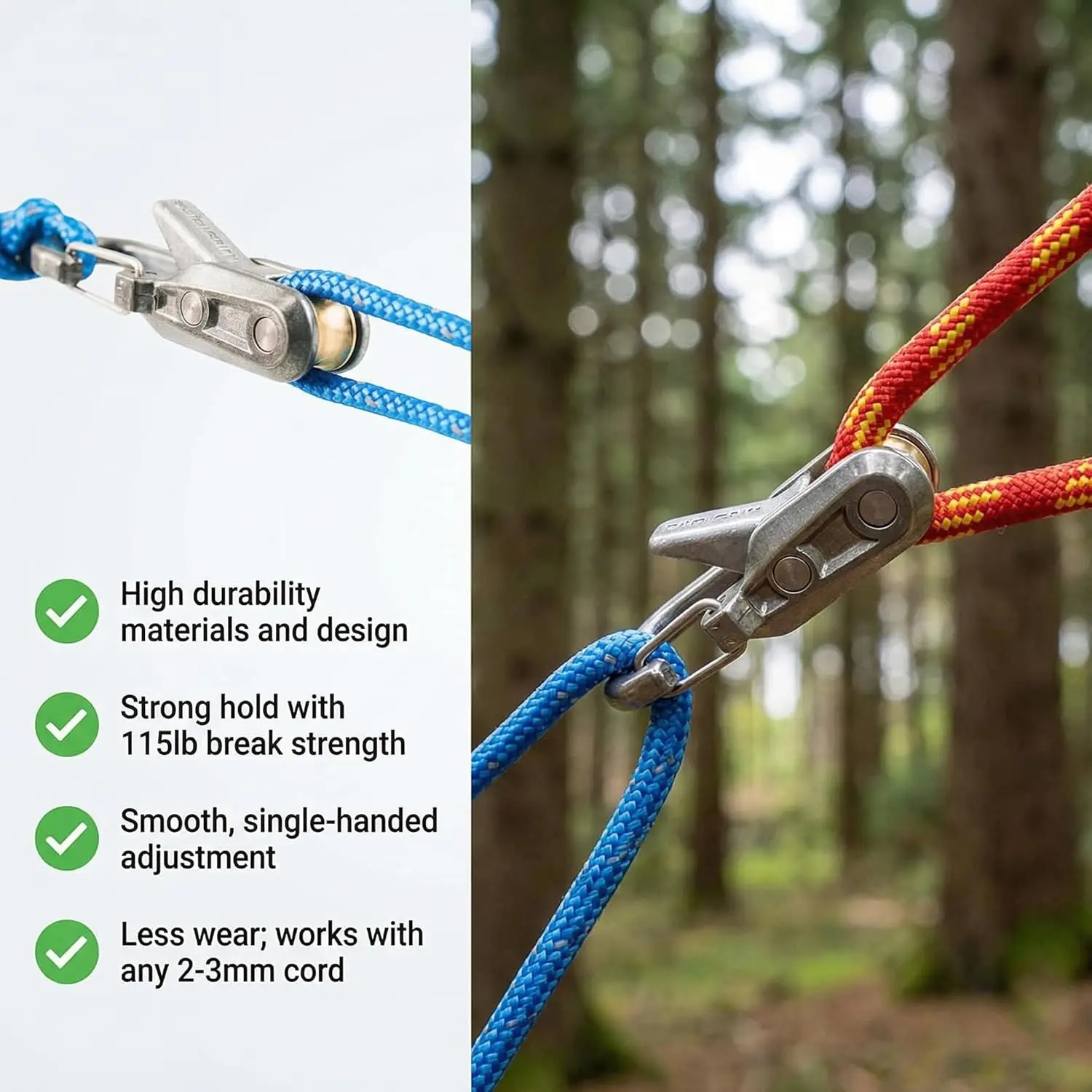 6 stuks Paracord touwspanner k - Outdoor Camping Tarp recensie en prijs