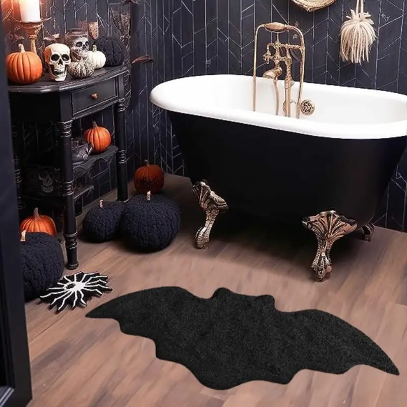 Zwart Halloween Bat Tapijt Ant - Outdoor Camping Kitchen Setup recensie en prijs