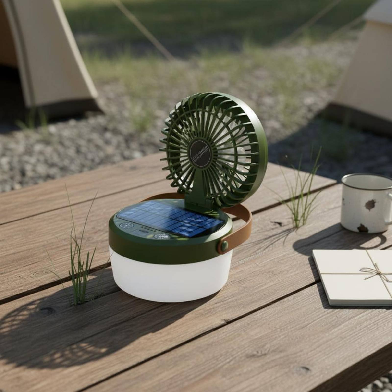 Zonne-campingventilatorlantaar - Camping Solar Lantern recensie en prijs