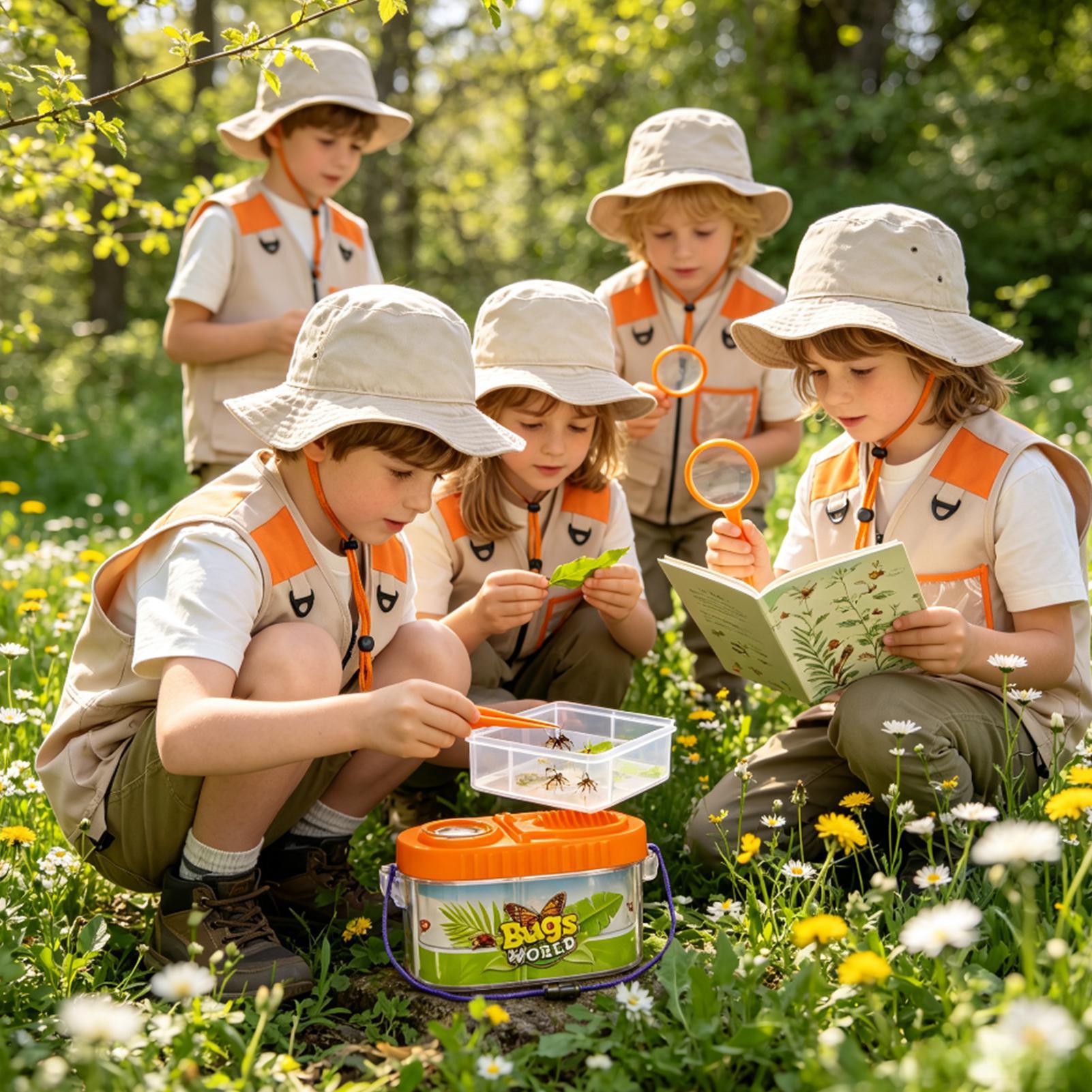 Kinderavontuurset met vergroot - Outdoor Camping Kids Activities recensie en prijs