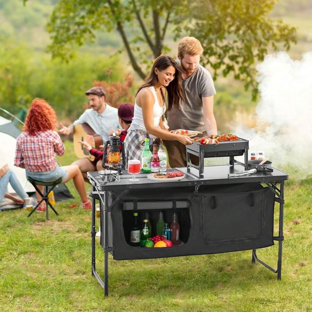 Campingkeukenblad, opklapbaar  - Outdoor Camping Kitchen Setup recensie en prijs