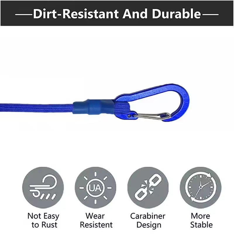 Bagage elastische band 8 mm zw - Outdoor Camping Gazebo recensie en prijs