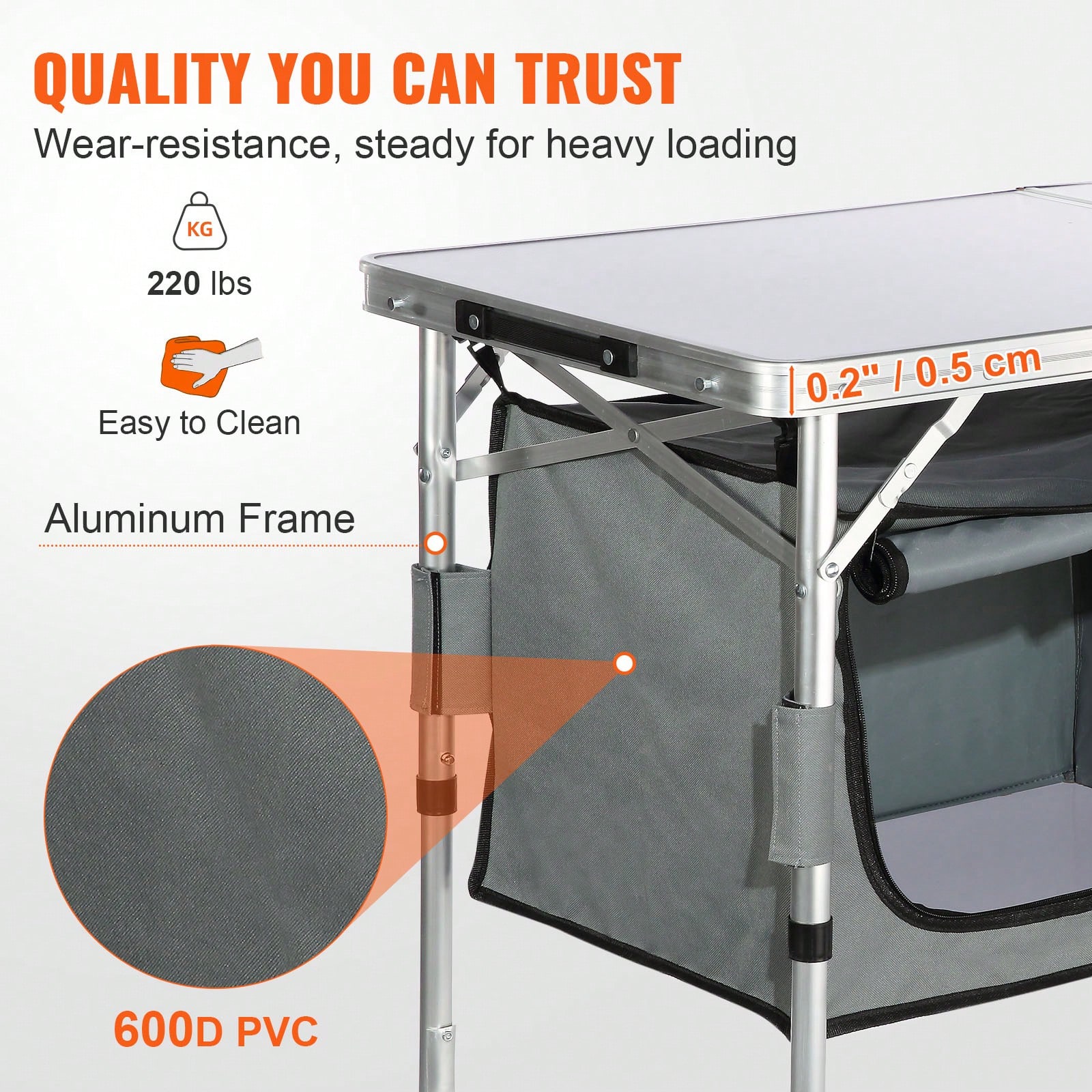 Snel op te zetten opvouwbare c - Outdoor Camping Kitchen Setup recensie en prijs