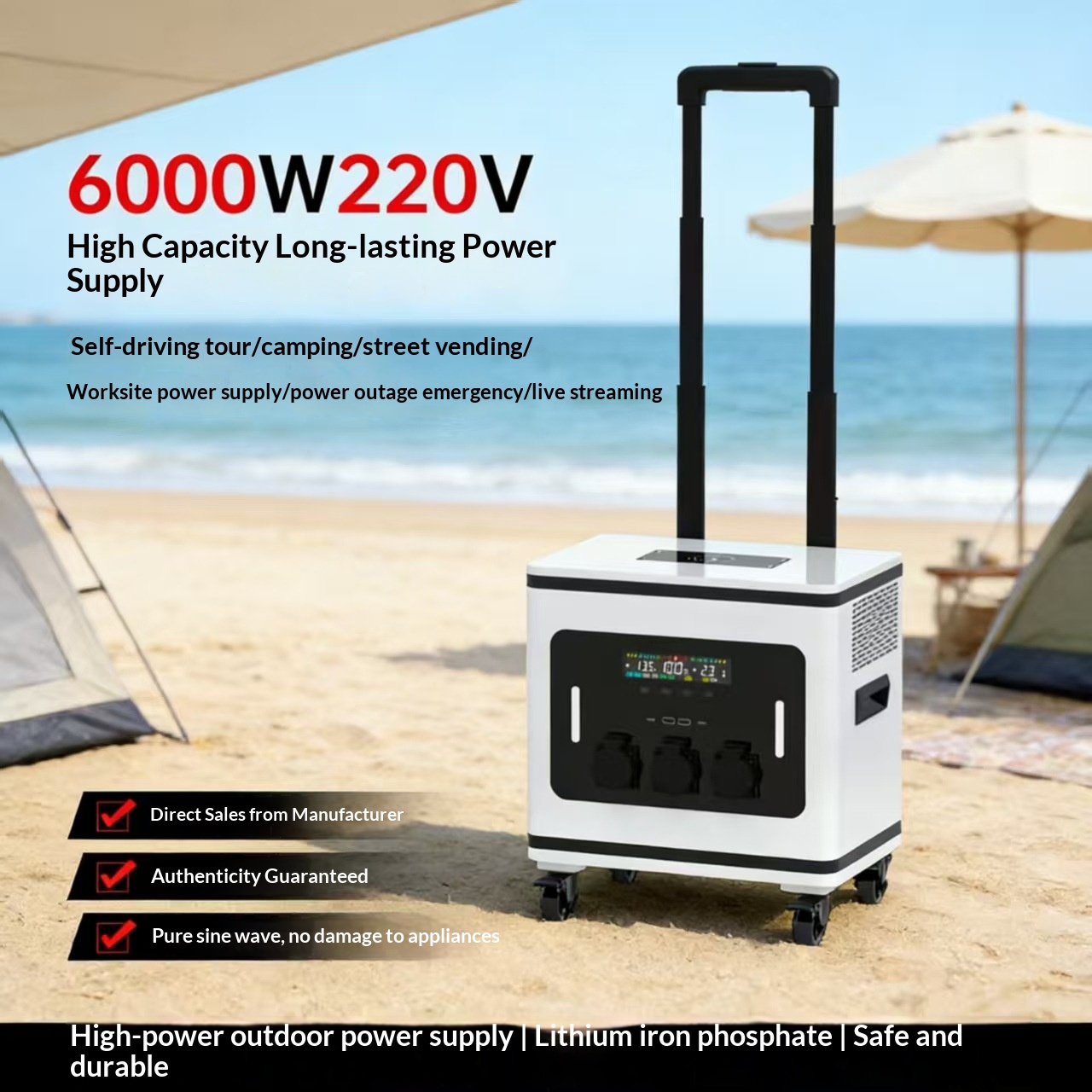 Lithium-ionbatterij Mobiele bu - Battery Outdoor Camping recensie en prijs