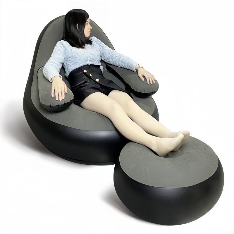 Opblaasbare PVC-sofa met armle - Outdoor Camping Chairs Folding recensie en prijs