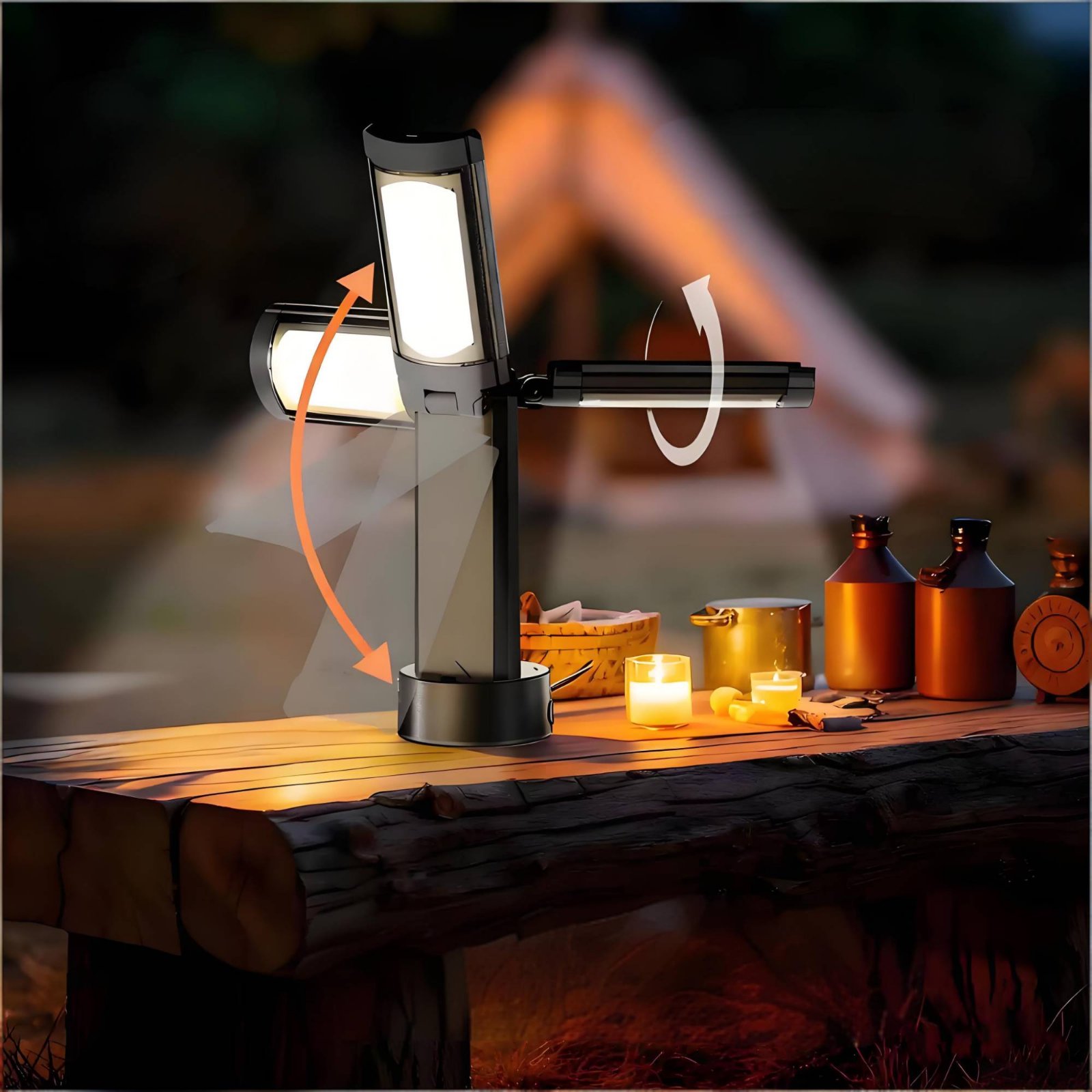 Telescopische tentlamp Verstel - Battery Outdoor Camping recensie en prijs