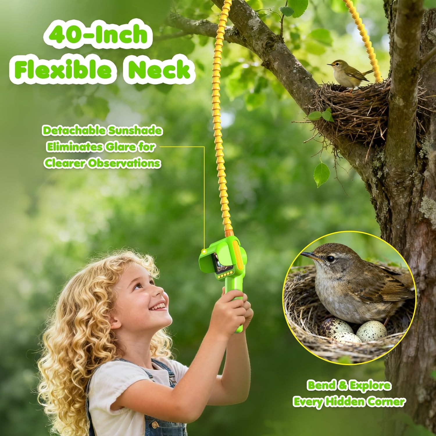 Endoscoop voor kinderen, bores - Outdoor Camping For Kids recensie en prijs