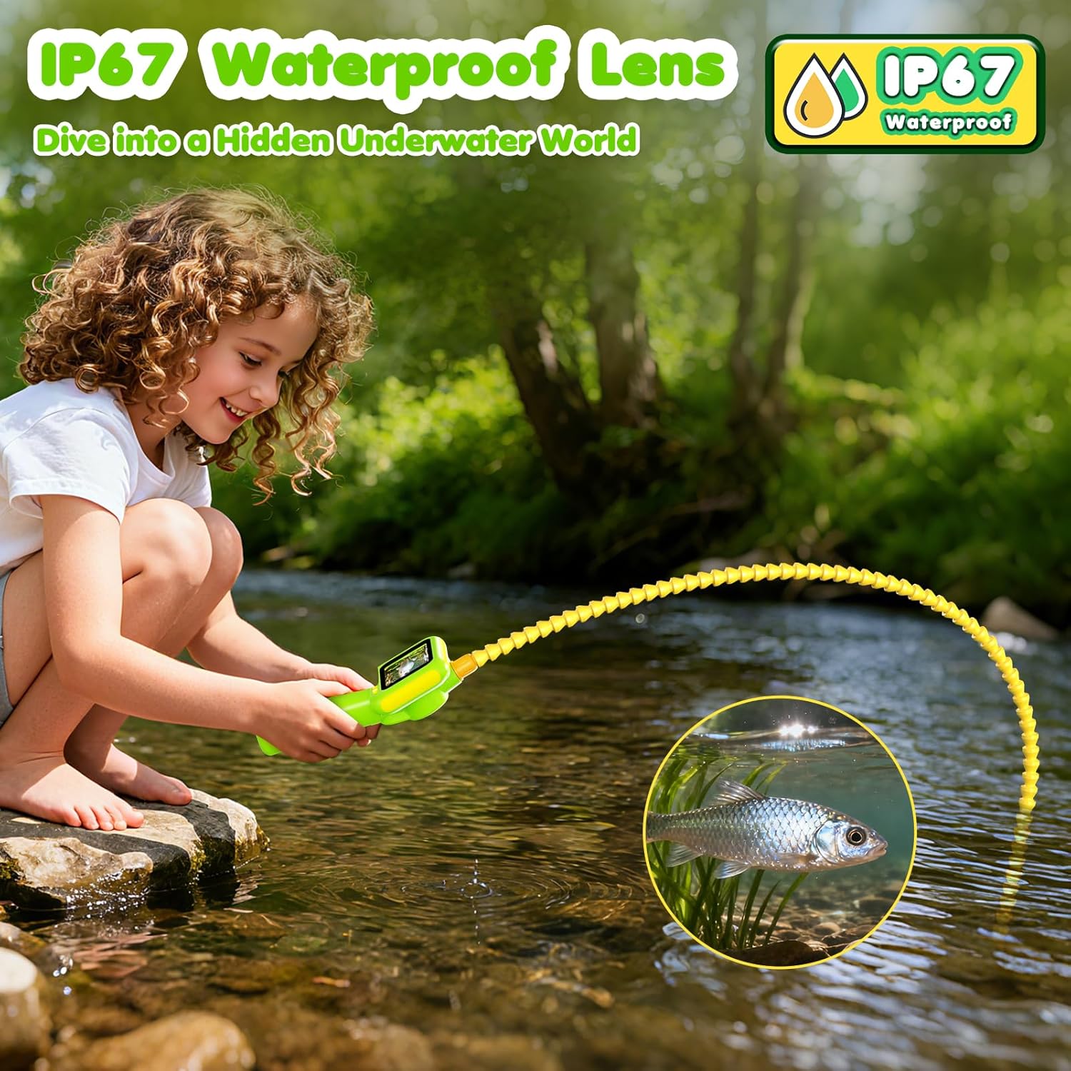 Endoscoop voor kinderen, bores - Outdoor Camping For Kids recensie en prijs