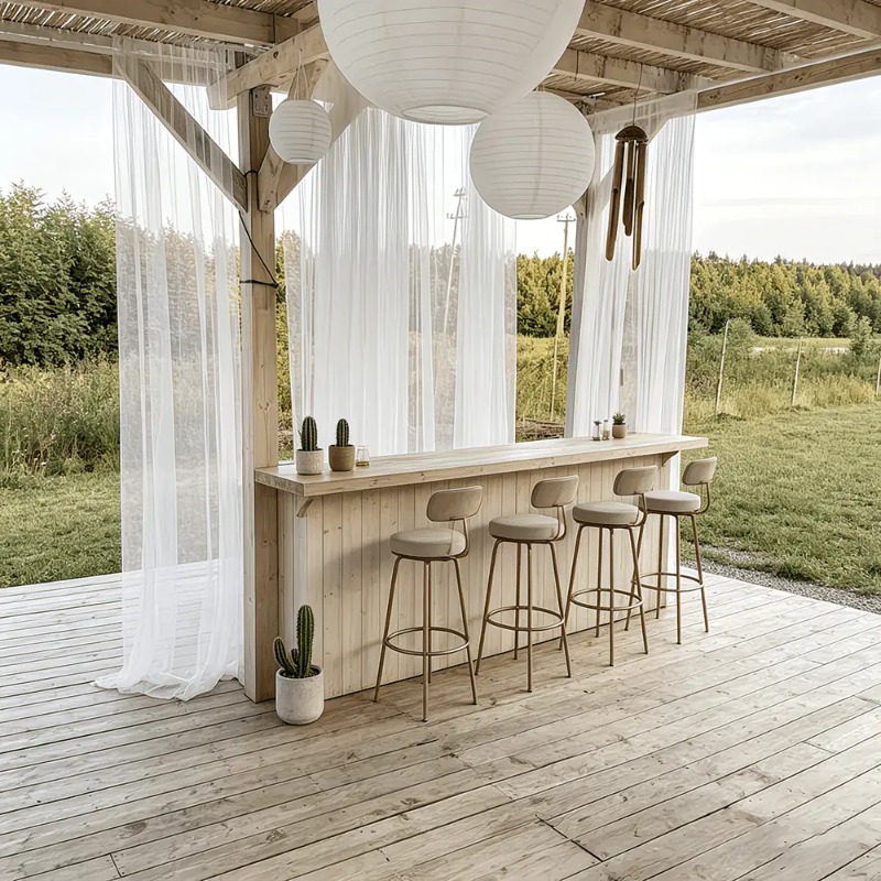 1 paneel buiten gordijnen met  - Outdoor Camping Wedding Venues recensie en prijs