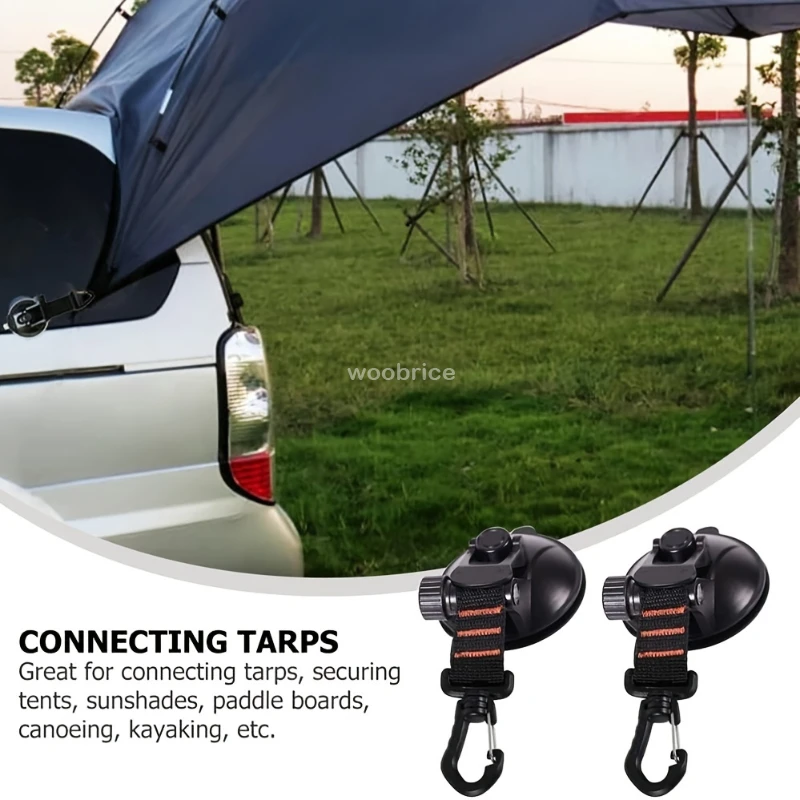 1/8 Stuks Auto Tent Zuignappen - Outdoor Camping Tarp recensie en prijs