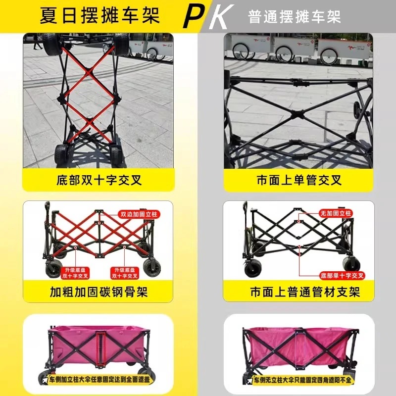 Verrijdbare kraam met groot op - Outdoor Camping Trolley recensie en prijs